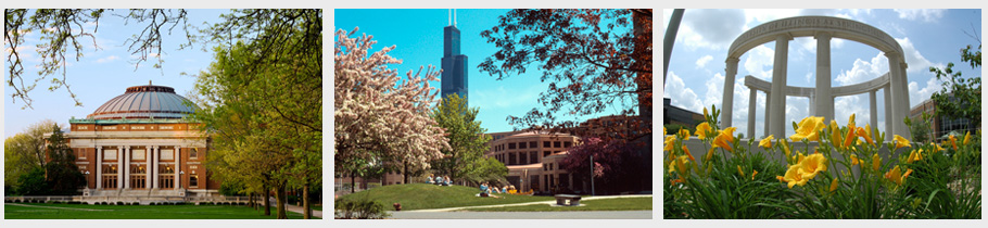 Images of all 3 campuses