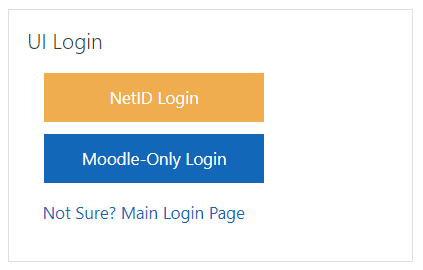 Moodle Login Screenshot